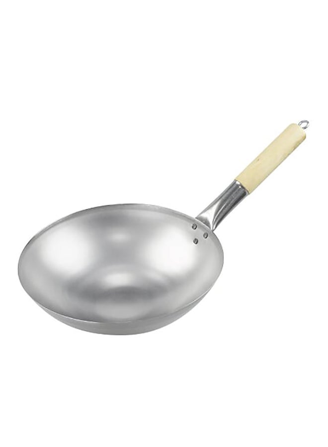 chefset Chinese Wok Silver 30cm - Image 2
