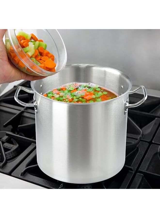 chefset - Stock Pot With Lid Silver 22cm - Image 1