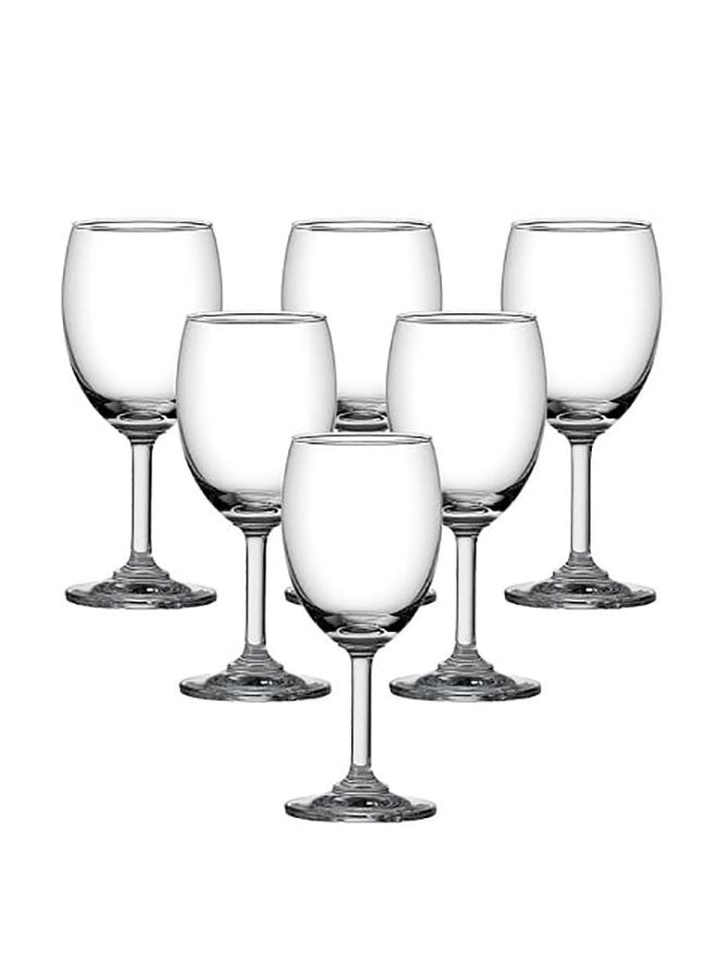 Ocean 6-Piece Classic Beverage Glass Set Clear 195ml - Image 1
