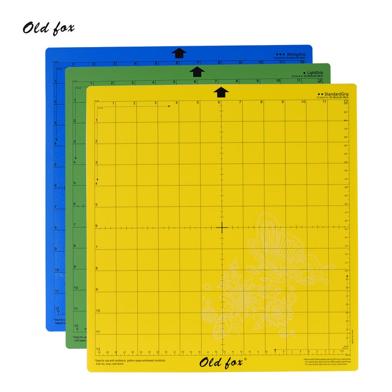 3-Piece Non-Slip Replacement Cutting Mat Multicolour