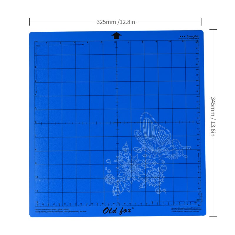 3-Piece Non-Slip Replacement Cutting Mat Multicolour