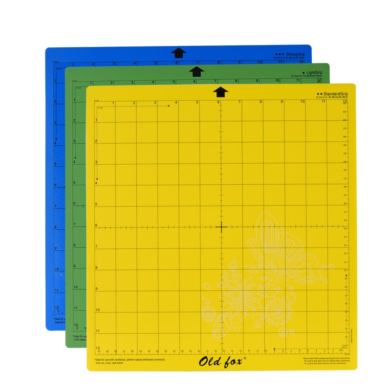 3-Piece Non-Slip Replacement Cutting Mat Multicolour