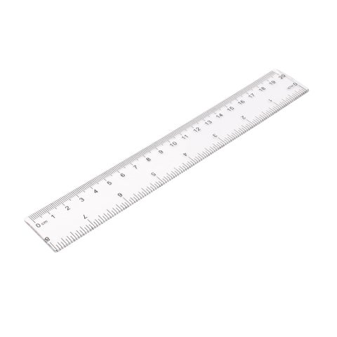 Simple Straight Measuring Ruler Transparent
