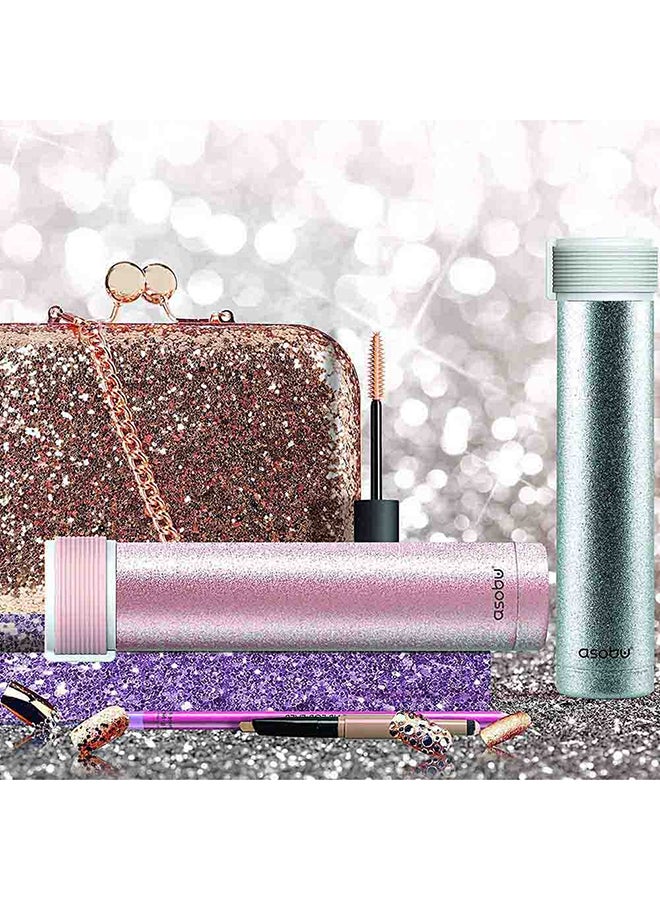 asobu - Skinny Mini 230ml Double Walled Stainless Steel Insulated Water Bottle Nude 5x5x22cm - Image 1