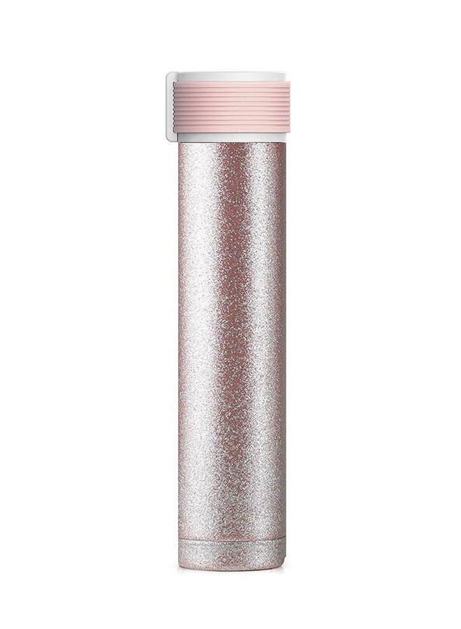 asobu - Skinny Mini 230ml Double Walled Stainless Steel Insulated Water Bottle Nude 5x5x22cm - Image 1