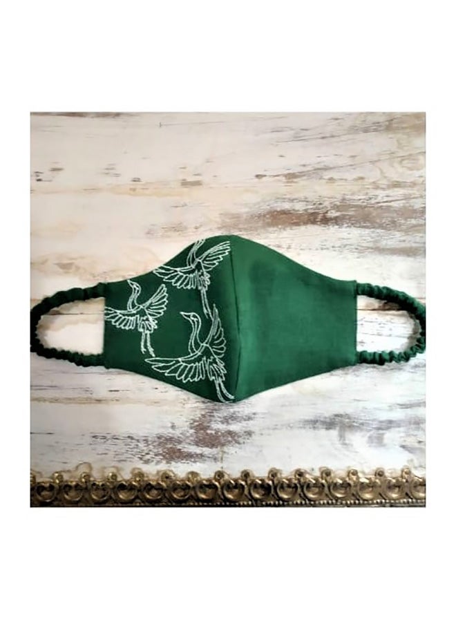 Breathable And Washable 100% Cotton Designer Face Mask With Hand Embriodery Female