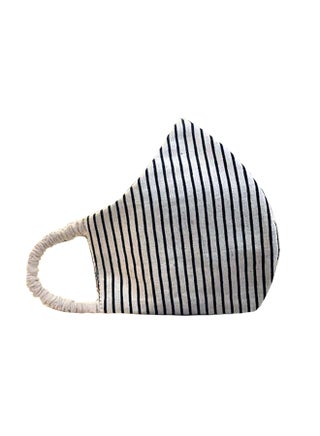 Breathable And Washable 100% Cotton Designer Face Mask Female Black/White Medium - v1602744472/N40616229A_1