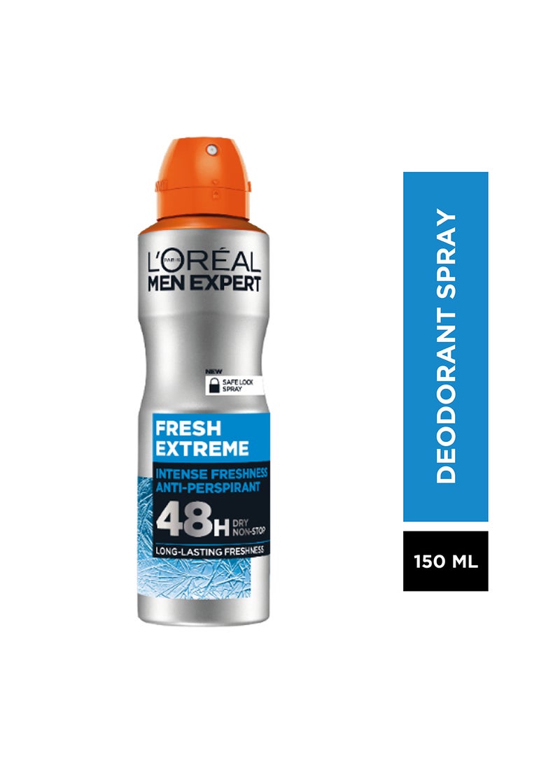 L'OREAL PARIS - Expert Fresh Extreme Anti-Perspirant Deodorant Spray 150ml - Image 1