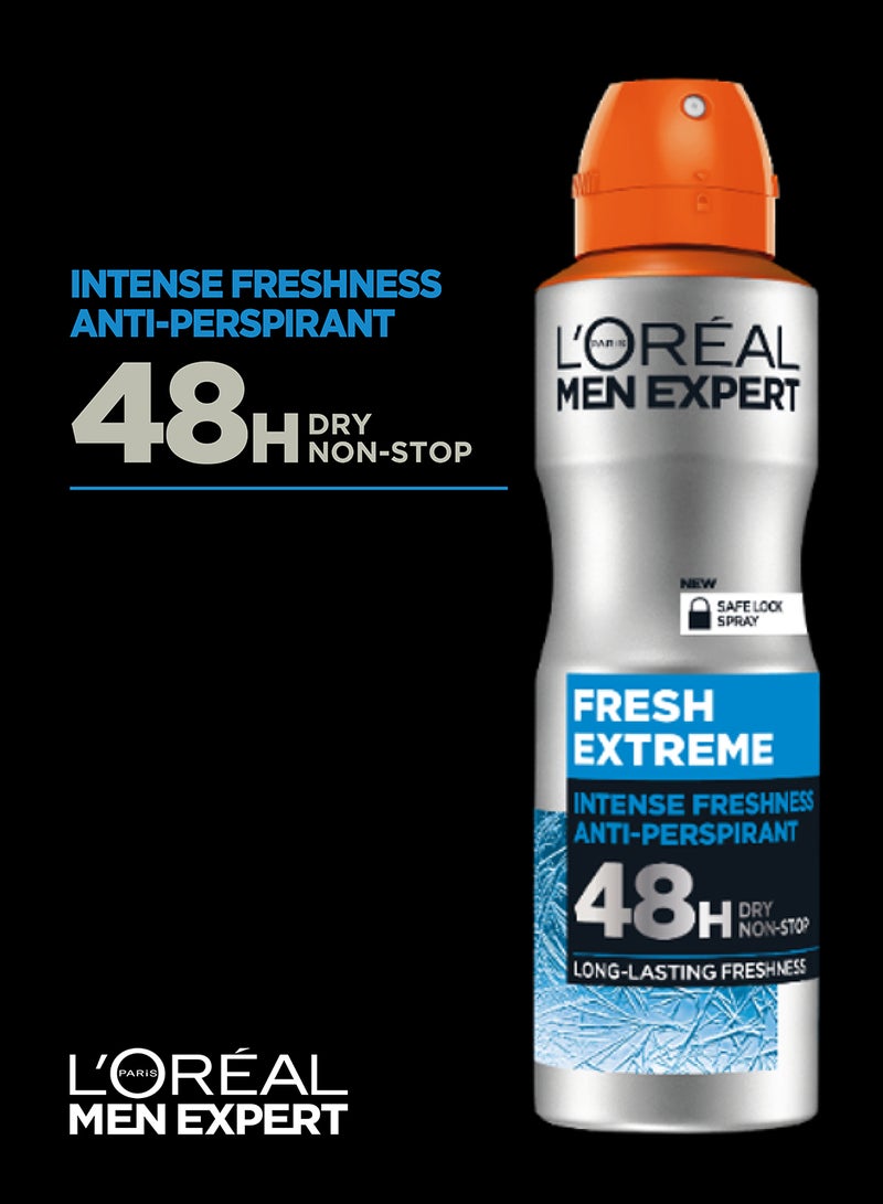 L'OREAL PARIS - Expert Fresh Extreme Anti-Perspirant Deodorant Spray 150ml - Image 1