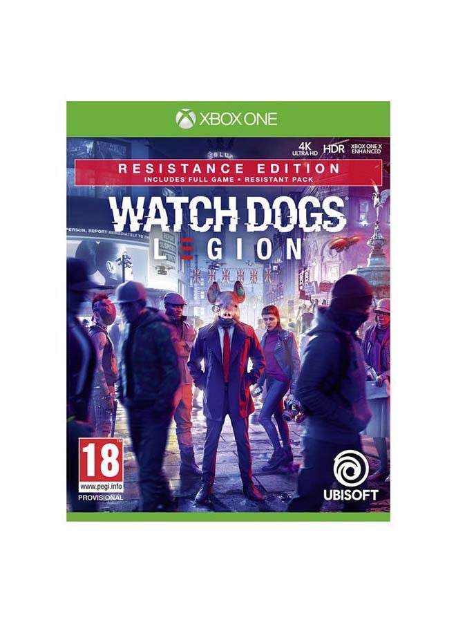 أوبيسوفت لعبة "Watch Dogs: Legion Resistance Edition" (لغة إنجليزية) - إصدار عالمي - xbox_one_series_x