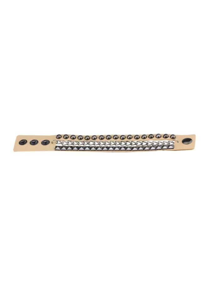 Layered Rivet Studded Bracelet - Image 1