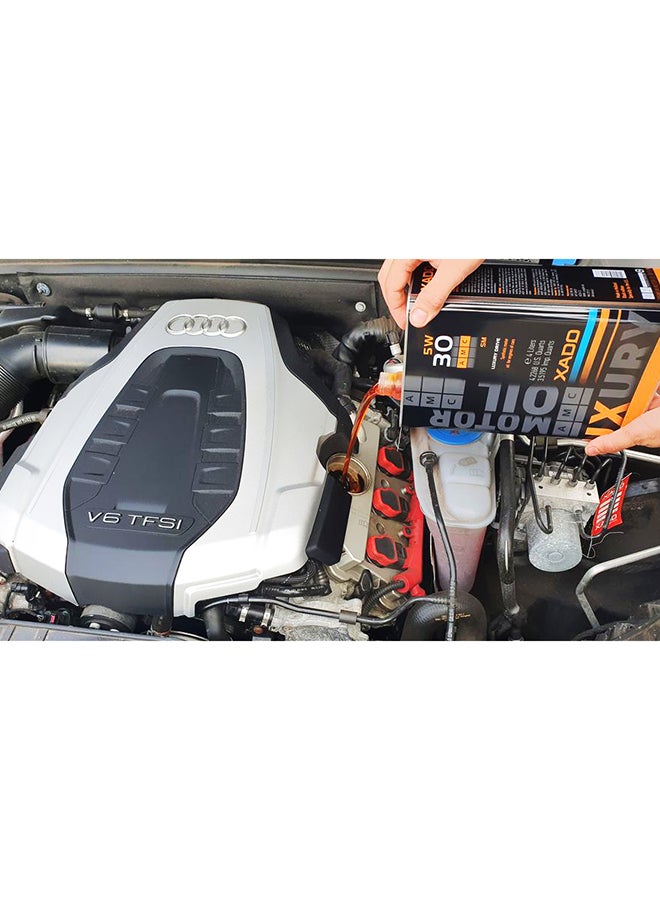 Xado Black Edition 5W-30 Fully Synthetic Motor Oil For Cars With High-Powered Engines - Image 2