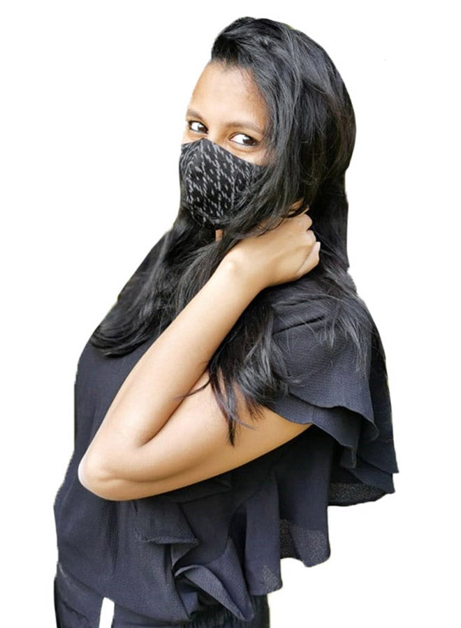 Breathable And Washable 100% Cotton Designer Face Mask Female