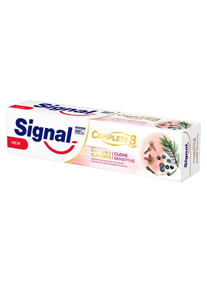 Signal - Complete 8 Clove Sensitive Toothpaste 75ml - Image 1