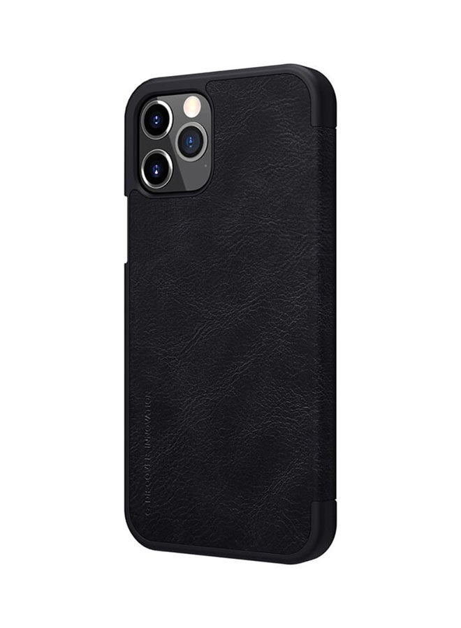 Nillkin Durable Slim Flip Wallet Protective Case Cover For Apple iPhone 12 Pro Max Black - Image 2