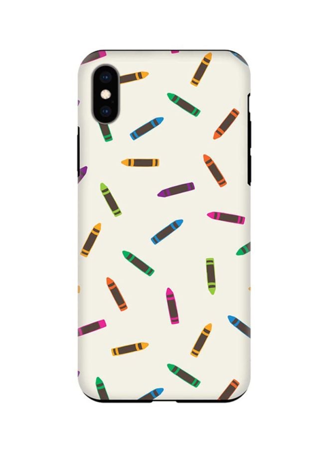 Protective Case Cover For Apple iPhone Xs Max Crayon Pary