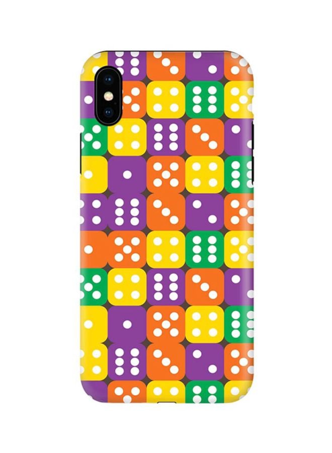 Stylizedd - Protective Case Cover For Apple iPhone X/Xs Dice Roll - Image 1