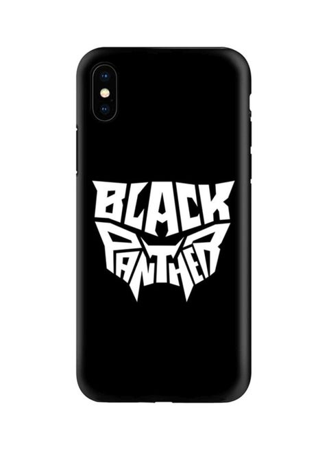 Protective Case Cover For Apple iPhone X/iPhone XS Black Panther Icon