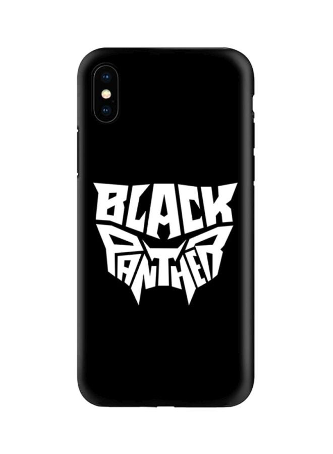 Stylizedd - Protective Case Cover For Apple iPhone X/iPhone XS Black Panther Icon - Image 1