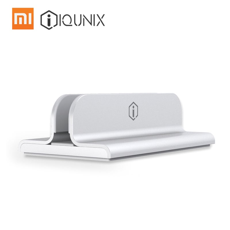 Iqunix Xiaomi Edin Office NoteBook Vertical Stand Holder For Macbook Pro Silver  - Image 1