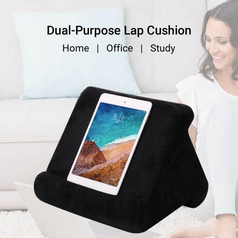 Triangle Pillow Stand Holder For Tablet Mobile Phone Grey - Image 3