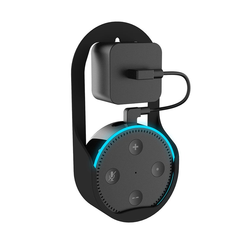 Wall Mount Hanger Stand For Amazon Echo Dot 1st & 2nd Generation Speaker Black