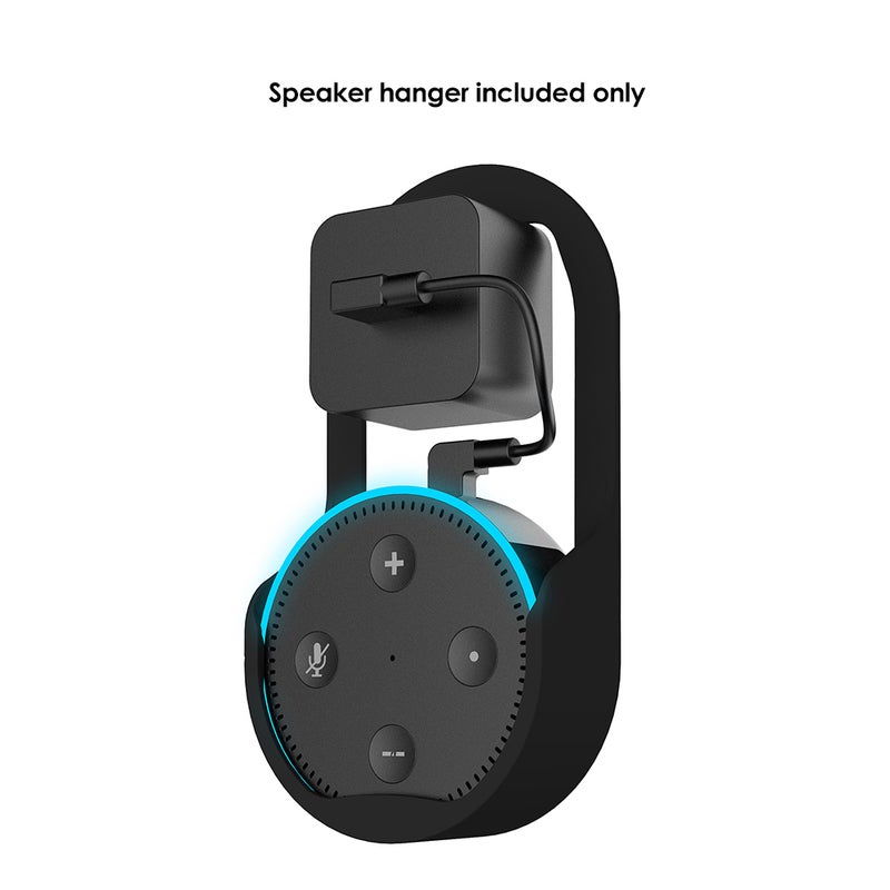 Wall Mount Hanger Stand For Amazon Echo Dot 1st & 2nd Generation Speaker Black