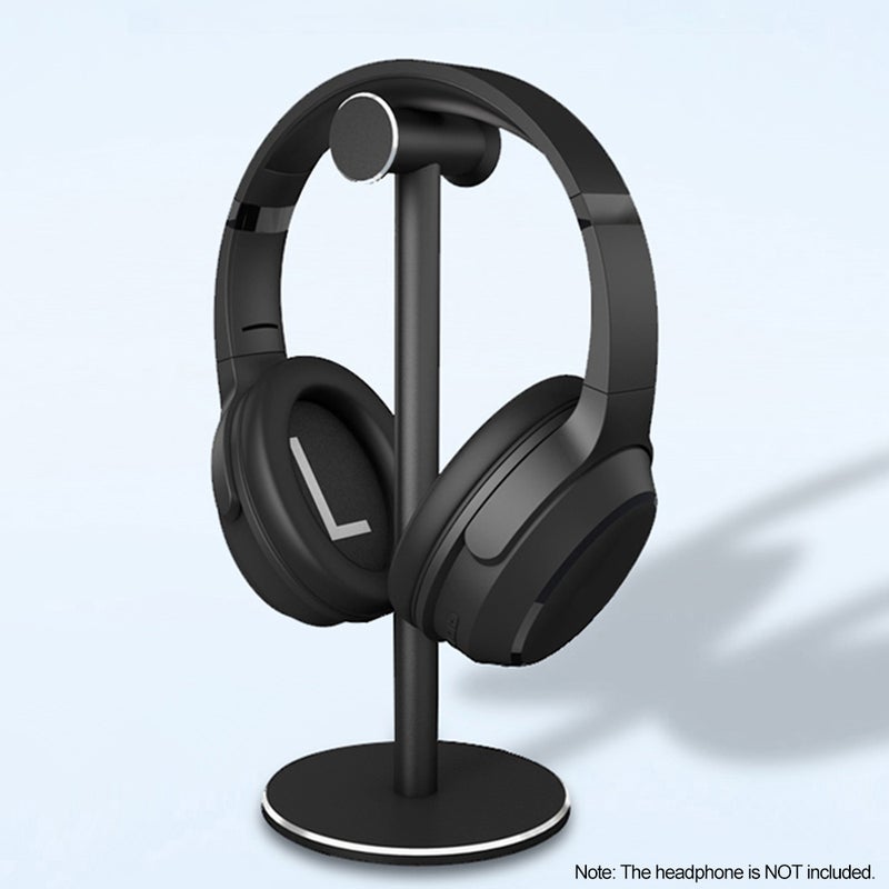 Detachable Stable Desktop Bracket Gaming Headphones Holder Black  - Image 3