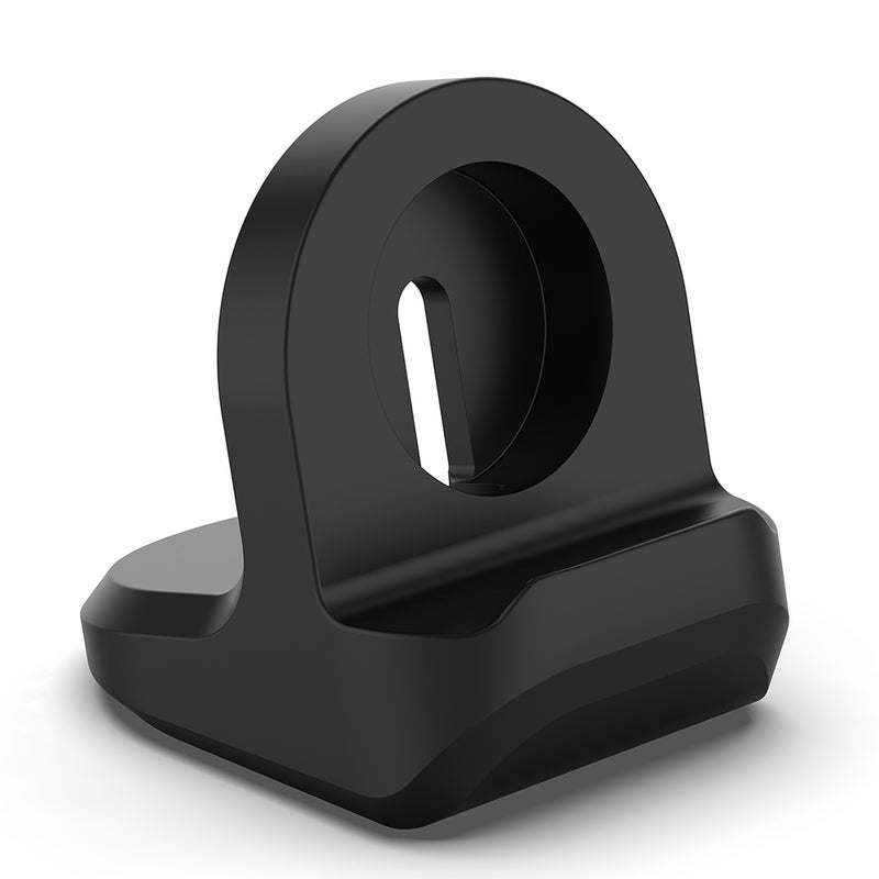 حامل بقاعدة شحن لساعة آي ووتش أسود - Image 1