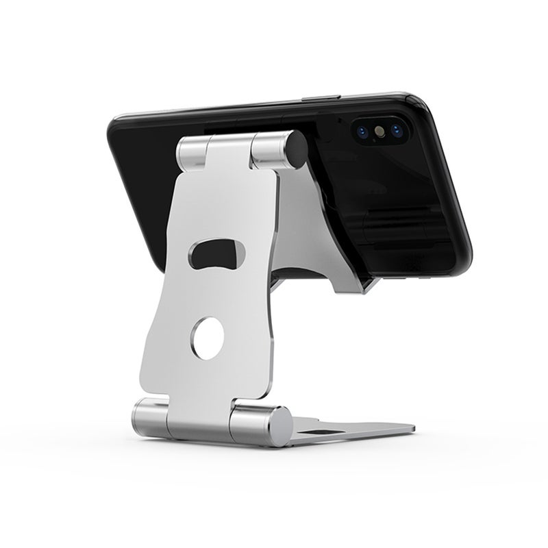 Generic - Office Desk Phone Stand Holder For iPhone Silver - Image 1