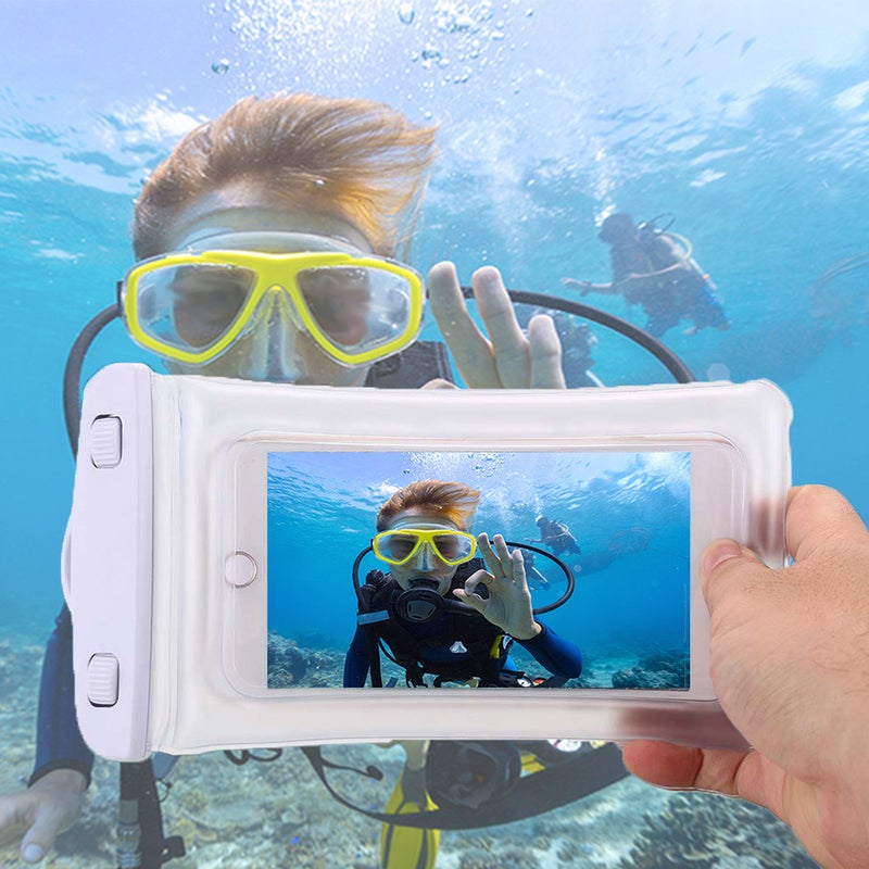 حقيبة هاتف شاملة مضيئة ومضادة للماء أسود  - نسخة أصلية أسود - Image 4