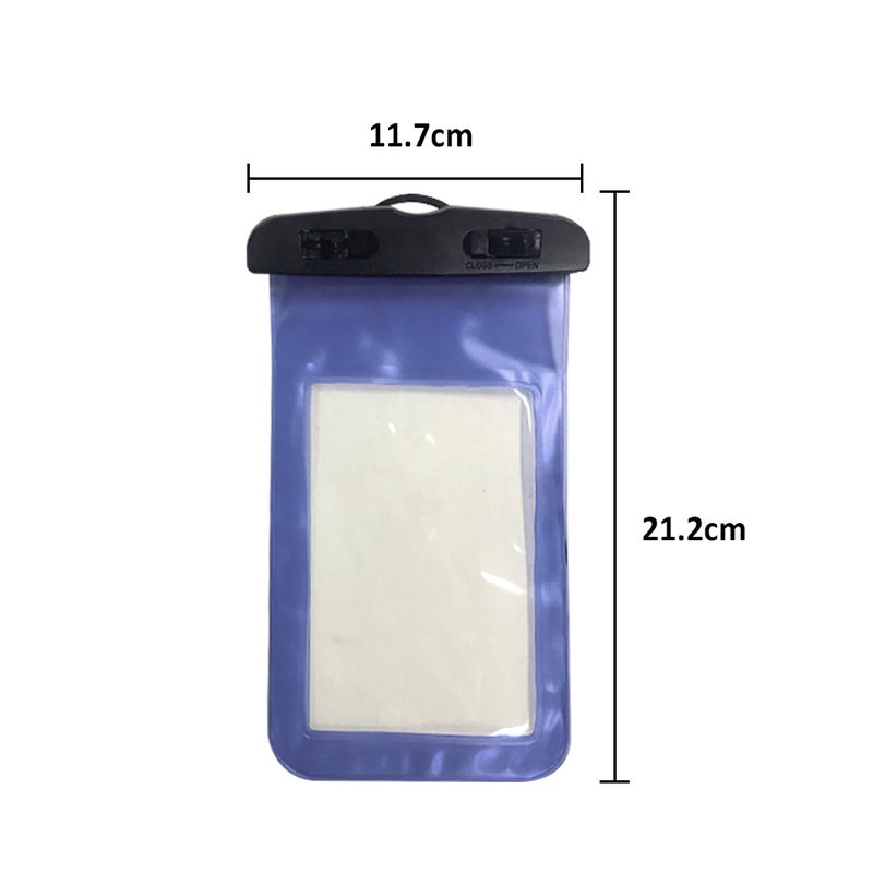 Universal Waterproof Smart Phone Bag For All Phones Blue - Image 5