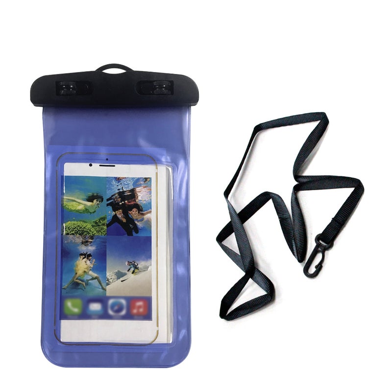 Universal Waterproof Smart Phone Bag For All Phones Blue - Image 1