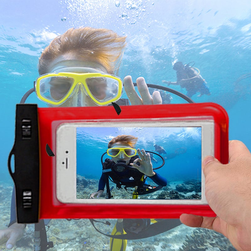 Universal Waterproof Smart Phone Bag For All Phones Blue - Image 3