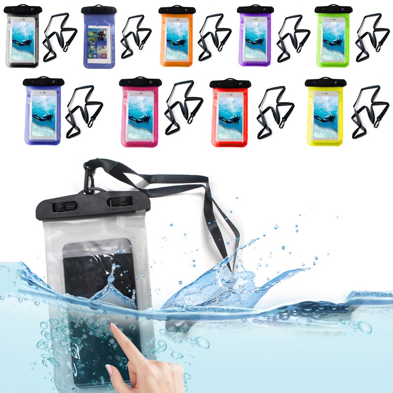 Universal Waterproof Smart Phone Bag For All Phones Light Purple - Image 3