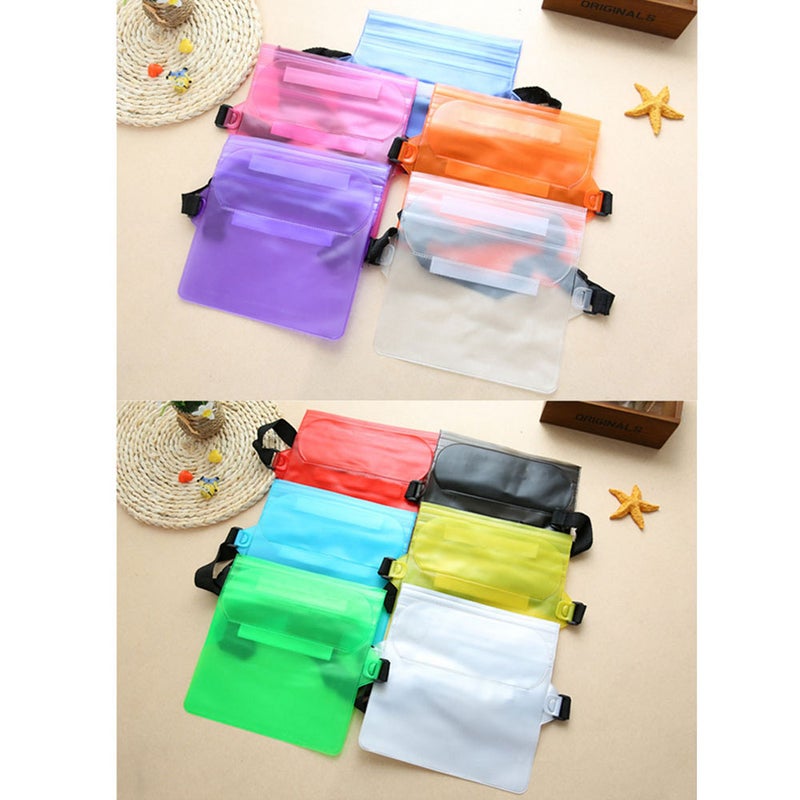 Waterproof Outdoor Swimming Drifting Waist Phone Pouch Green - Image 5