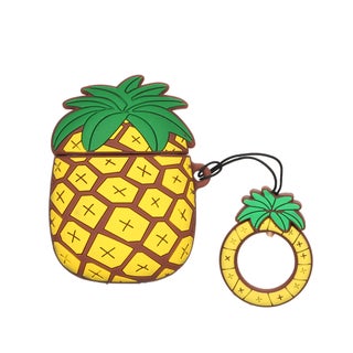 3D Pineapple Clamshell-Type Earphones Sleeve Yellow - v1602750612/N40952345A_1