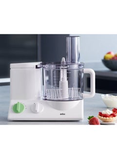 براون محضر طعام تريبيوت بقدرة 600 وات 2.0 L 600.0 W FP3010 أبيض/ شفاف  - Image 4