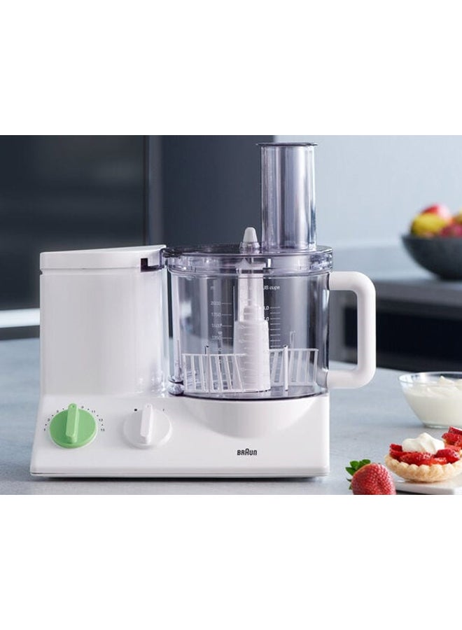 براون محضر طعام تريبيوت بقدرة 600 وات 2.0 L 600.0 W FP3010 أبيض/ شفاف - Image 4