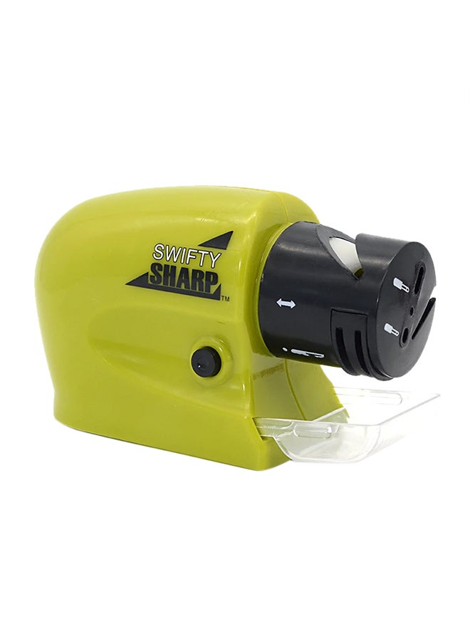 Swifty Sharp Cordless Motorized Plastic Knife Sharpener Green  - Image 1