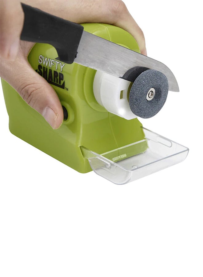 Swifty Sharp Cordless Motorized Plastic Knife Sharpener Green  - Image 3