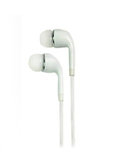 Generic In-Ear Stereo Earphones With Mic White/Silver  - Image 2