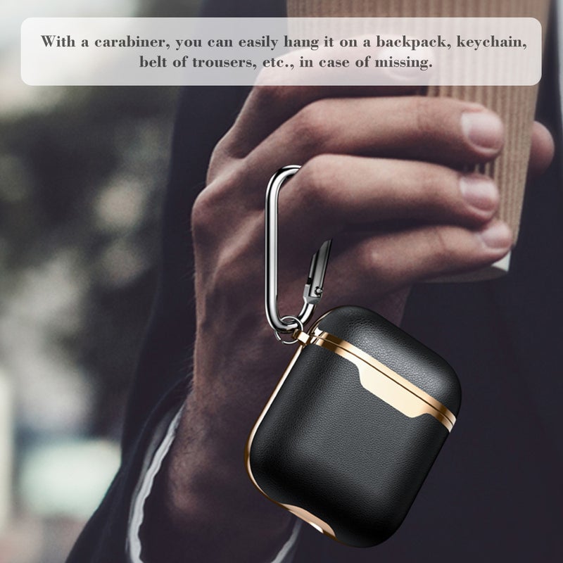Generic - Wireless Earphone Cover Cases For Air Pods Black - Image 1