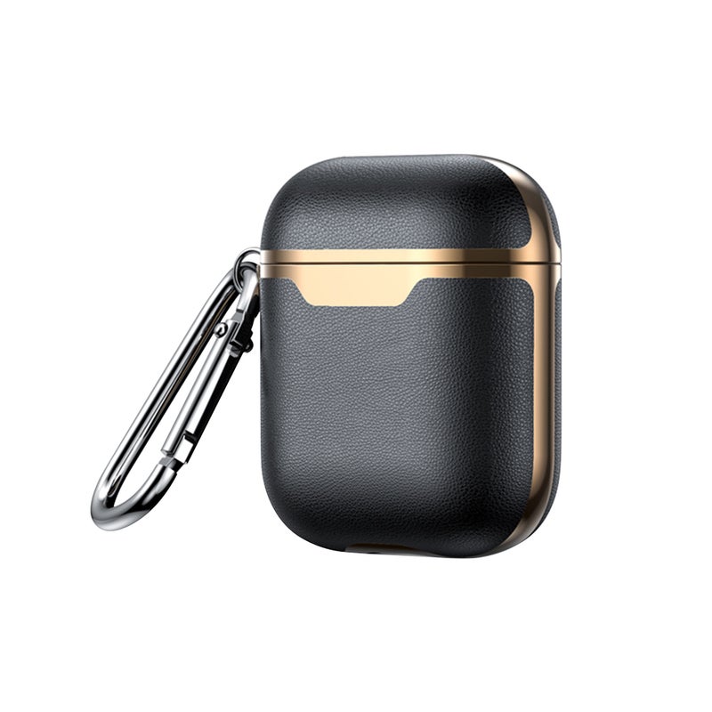 Generic - Wireless Earphone Cover Cases For Air Pods Black - Image 1
