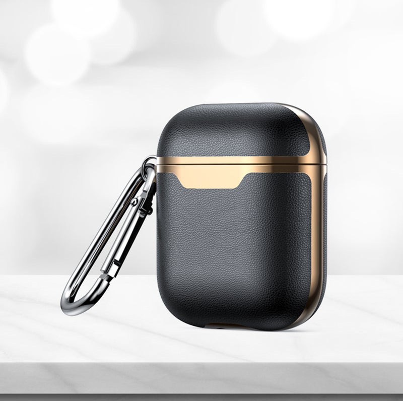 Generic - Wireless Earphone Cover Cases For Air Pods Black - Image 1