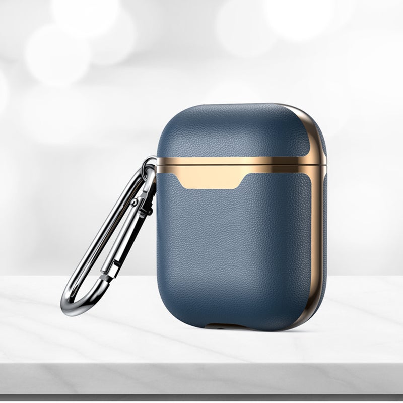 Generic - Wireless Earphone Cover Cases For AirPods Blue - Image 1