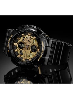 G-SHOCK Round Shape Resin Band Analog & Digital Wrist Watch 55 mm - Black - GA-140GB-1A1DR  - Image 2