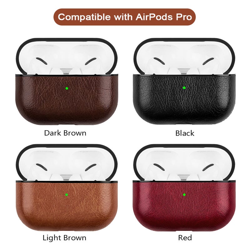 Generic - PU Leather Cover Case For Earphones Red - Image 1