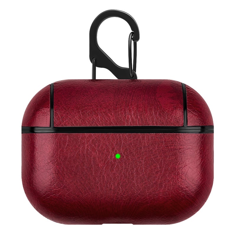 Generic - PU Leather Cover Case For Earphones Red - Image 1