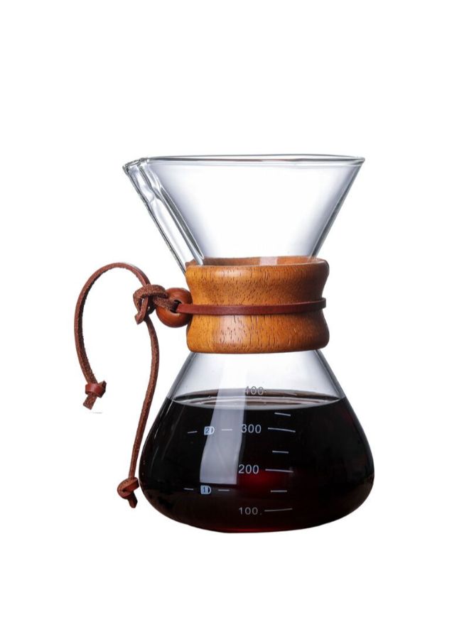 East Lady Manual Coffee Pot With Strainer Filter Clear 16x10cm  - Image 2
